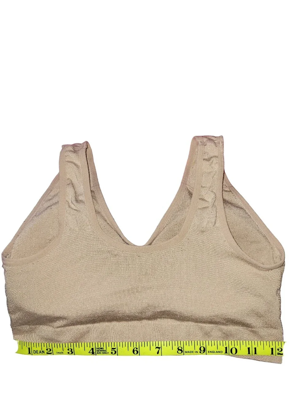 Truekind® Everyday Throw-on Wireless Bralette Beige Size XL (runs small)